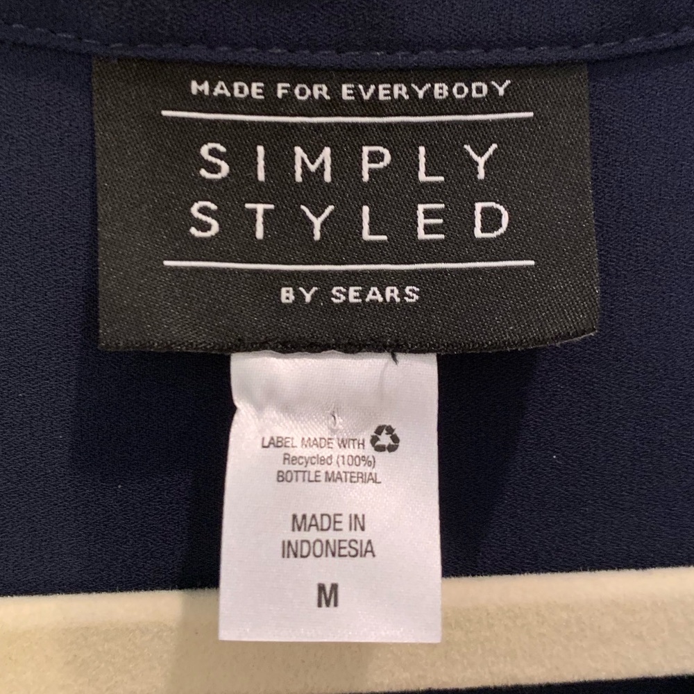 Simply Styled Blue Ruffle Blouse - Picture 5 of 5